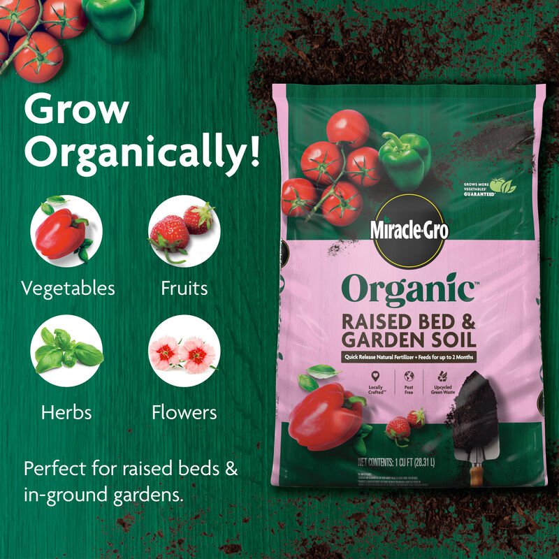 Miracle-Gro Organic™ Raised Bed & Garden Soil image number null
